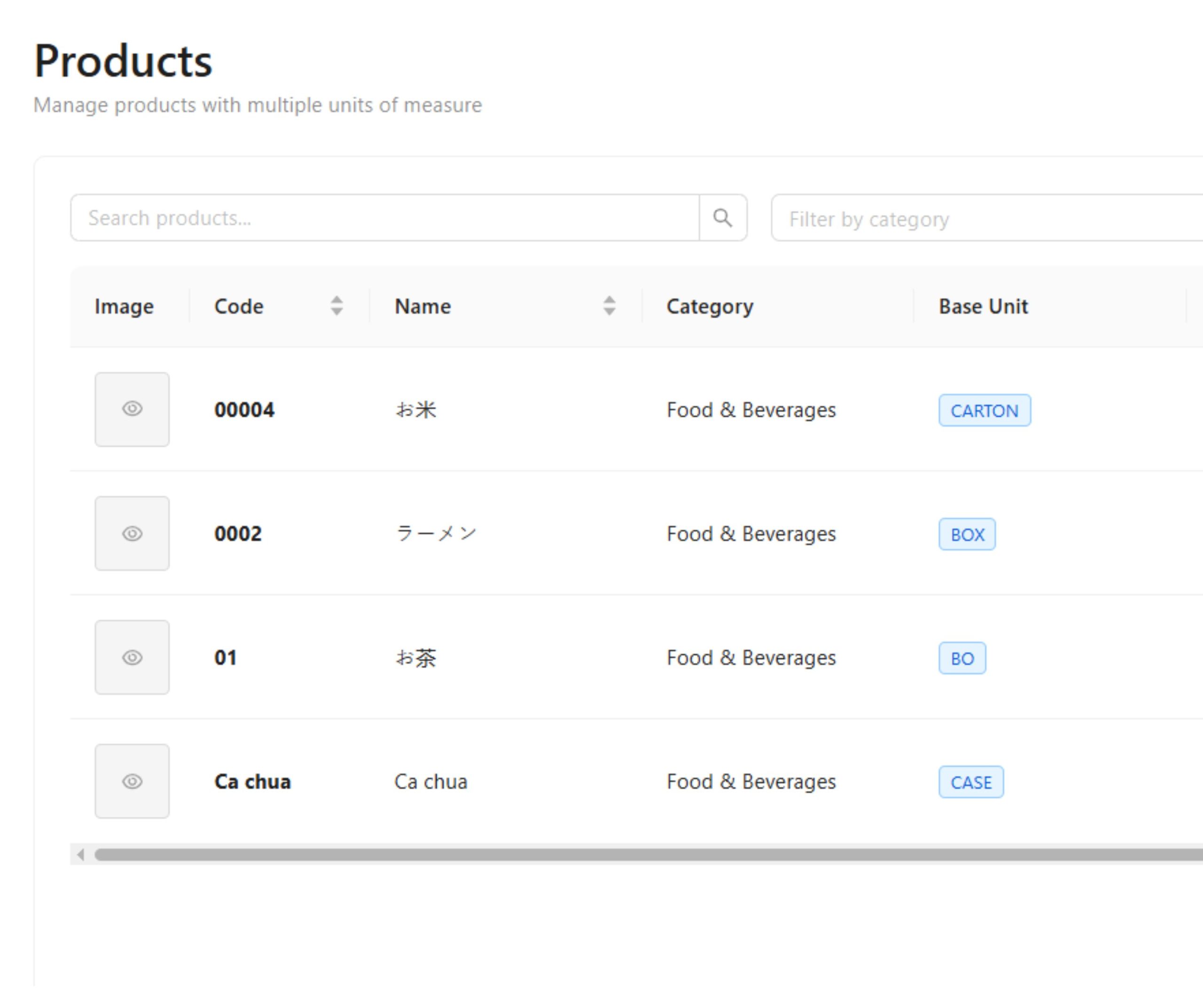 Products